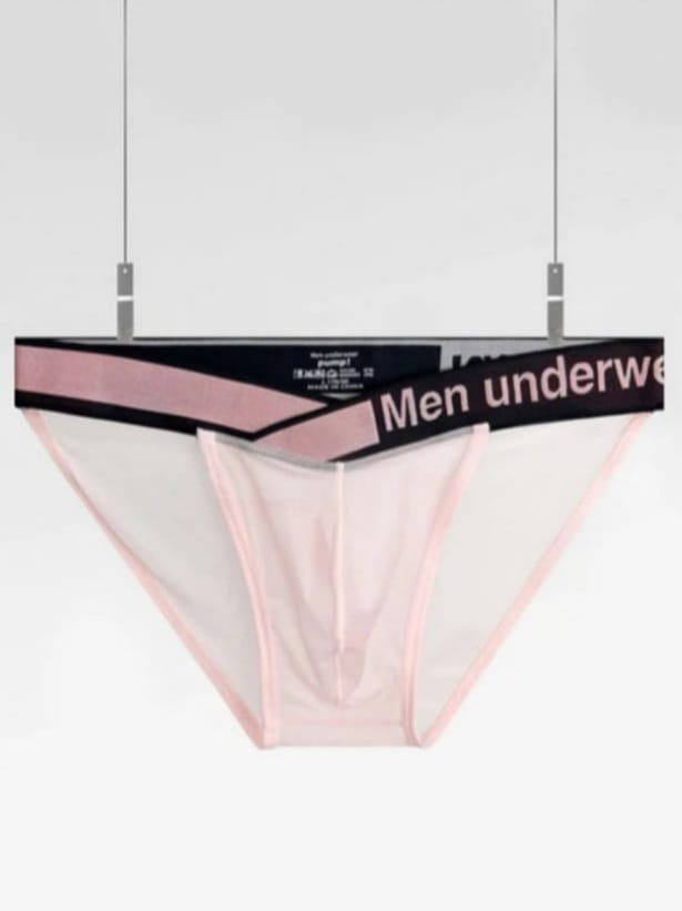 Pump Transparent Men's Sexy Triangle U Convex Design Underwear